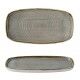 Piatto Rettangolare Walled Stonecast Peppercorn Grey - Churchill per hotel - Imballo 6 pz
