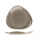 Piatti Triangolari Stonecast Peppercorn Grey SPGSTR121 - per ristoranti - Imballo 6 pz