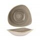Piatto Fondo Triangolare 23.5 cm Stonecast Churchill Peppercorn Grey per ristoranti - Imballo 12 pz