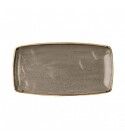 Piatto Rettangolare Stonecast Peppercorn Grey SPGSOP111 per ristoranti - Imballo 12 pz
