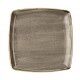 Piatto Quadro Stonecast Peppercorn Grey Churchill -  Ristoranti - Imballo 6 pz