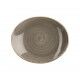 Piatto Ovale Coupe 19.2 cm Stonecast Peppercorn Grey SPGSOP71 - per ristoranti - Imballo 12 pz