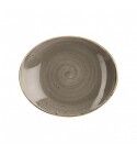 Piatto Ovale Coupe 19.2 cm Stonecast Peppercorn Grey SPGSOP71 - per ristoranti - Imballo 12 pz