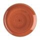 Piatto Piano Coupe 21.7 cm Stonecast Spiced Orange SSOSEVP81 per hotel - Imballo 12 pz