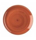 Piatto Piano Coupe 16.5 cm Stonecast Spiced Orange Churchill per ristoranti - Imballo 12 pz