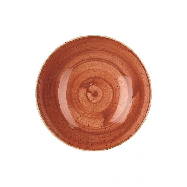 Piatto Fondo Coupe 24.8 cm Stonecast Spiced Orange per hotel' - Imballo 12 pz