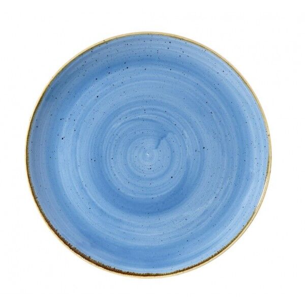 Piatto Piano Coupe 21.7 cm Cornflower Blue per ristoranti - Imballo 12 pz
