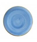 Piatto Piano Coupe 21.7 cm Cornflower Blue per ristoranti - Imballo 12 pz