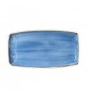 Piatto Rettangolare Stonecast Cornflower Blue per hotel - Imballo 6 pz