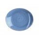 Piatto Ovale Coupe Churchill Cornflower Blue per ristoranti - Imballo 12 pz