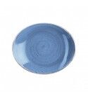 Piatto Ovale Coupe Churchill Cornflower Blue per ristoranti - Imballo 12 pz