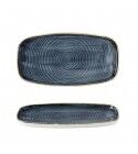 Piatto Rettangolare Walled Stonecast Blueberry Churchill - per ristoranti - Imballo 12 pz