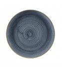 Piatto Piano Coupe 16.5 cm Stonecast Blueberry - Churchill - per hotel - Imballo 12 pz