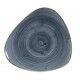 Piatto Triangolare Stonecast Blueberry 19.2 cm per ristoranti - Imballo 12 pz