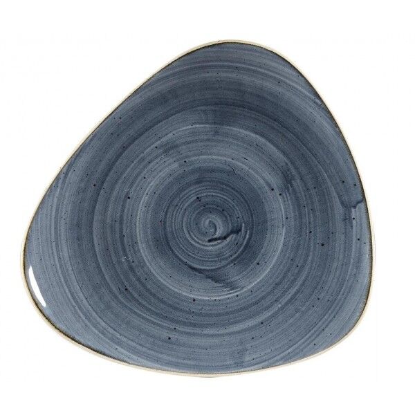 Piatto Triangolare Stonecast Blueberry 19.2 cm per ristoranti - Imballo 12 pz
