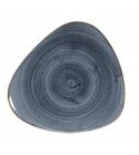 Piatto Triangolare Stonecast Blueberry 19.2 cm per ristoranti - Imballo 12 pz