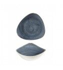 Piatto Fondo Triangolare Stonecast Blueberry per ristoranti - Imballo 12 pz