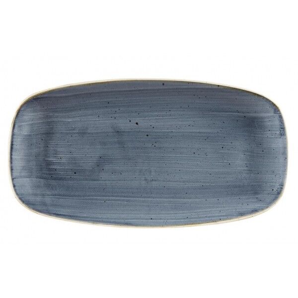Piatto Rettangolare Stonecast Blueberry per ristoranti. - Imballo 12 pz