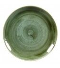 Piatto Piano Coupe 16.5 cm Stonecast Samphire Green - per ristoranti - Imballo 12 pz