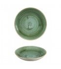 Piatto Fondo Coupe Stonecast Samphire Green - Churchill - per hotel - Imballo 12 pz