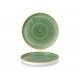 Piatto Piano Stonecast Samphire Green per hotel - Imballo 6 pz