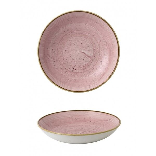 Piatto Fondo Coupe Stonecast Petal Pink SPPSEVB91 per ristoranti - Imballo 12 pz