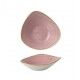 Piatto Fondo Triangolare 23.5 cm Stonecast Petal Pink per ristoranti - Imballo 12 pz