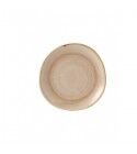 Piatto Piano Organic 18.6 cm Nutmeg Cream Churchill per hotel - Imballo 12 pz