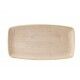 Piatto Rettangolare Stonecast Nutmeg Cream 35x18.5 cm per ristoranti - Imballo 6 pz