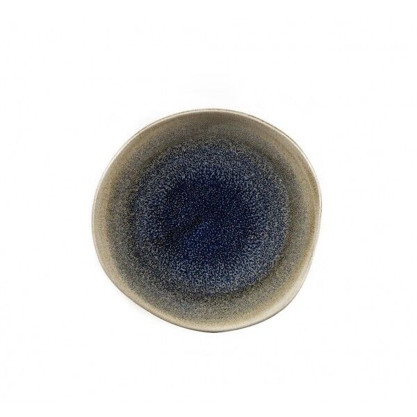 Piatto Piano Organic 18.6 cm Stonecast Aqueous Bayou Churchill per ristoranti - Imballo 12 pz