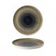 Piatto Piano Walled Stonecast Aqueous Bayou Churchill per ristoranti - Imballo 6 pz