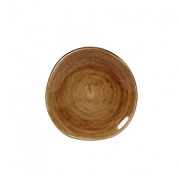 Piatto Piano Organic 18.6 cm Stonecast Patina Vintage Copper per ristoranti e hotel - Imballo 12 pz
