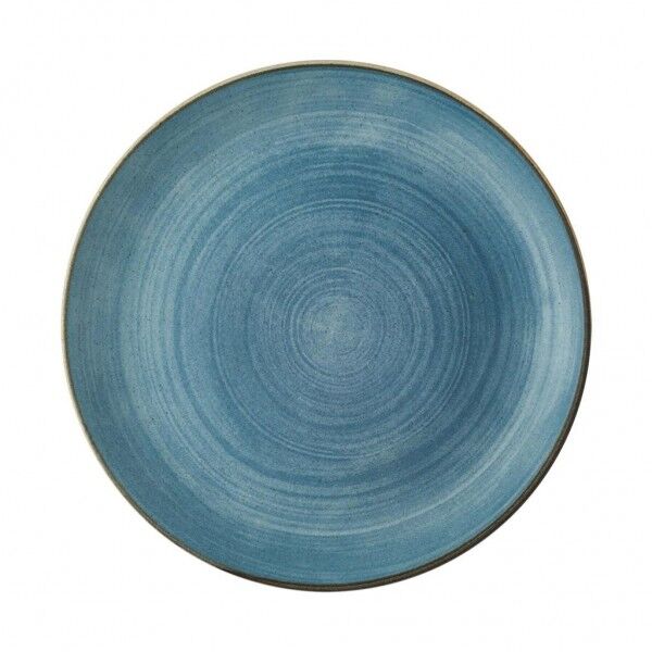 Piatto Piano Coupe 28.8 cm Stonecast Raw Teal per ristoranti - Imballo 12 pz