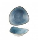 Piatto Fondo Triangolare 23.5 cm Stonecast Raw Teal Churchill per ristoranti - Imballo 6 pz