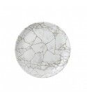Piatto Piano Coupe 21.7 cm Agate Grey Studio Prints Kintsugi per ristoranti - Imballo 12 pz