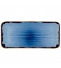 Piatto Rettangolare Organic Indigo Harvest Dudson per ristoranti - Imballo 6 pz