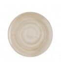 Piatto Piano Coupe 21.7 cm Canvas Natural Stonecast per ristoranti - Imballo 12 pz