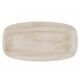 Piatto Rettangolare 35.5x18.9 cm Canvas Natural Stonecast Churchill per ristorazione - Imballo 6 pz