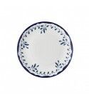 Piatto Piano Coupe Organic 23 cm blu per hotel - Imballo 12 pz