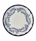 Piatto Piano Coupe Organic 29 cm Harvest Mediterranean Blue - ristoranti - Imballo 12 pz