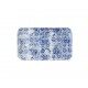 Piatto Rettangolare Organic 27x16 cm Porto Blue Dudson per ristoranti - Imballo 12 pz