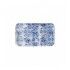 Piatto Rettangolare Organic 27x16 cm Porto Blue Dudson per ristoranti - Imballo 12 pz