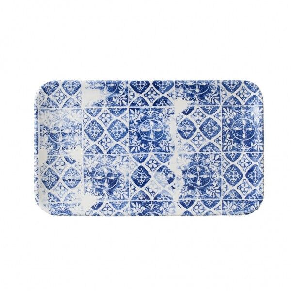 Piatto Rettangolare Organic 34.6x15.6 cm Porto Blue MCPBDOB21 Dudson - Imballo 6 pz