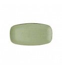 Piatto Rettangolare Stonecast Sage Green 29.8x15.3 cm Churchill per ristoranti - Imballo 12 pz