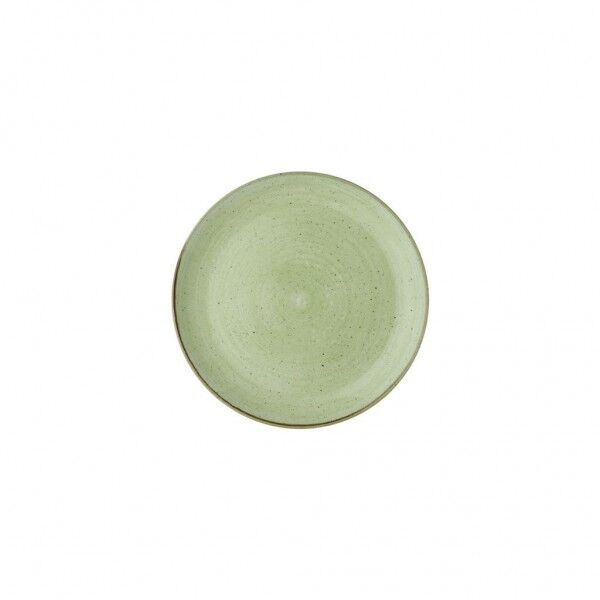 Piatto Piano Coupe 16.5 cm Stonecast Sage Green per ristoranti - Imballo 12 pz