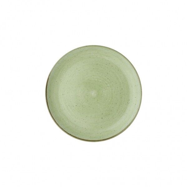 Piatto Piano Coupe Stonecast Sage Green Churchill - ristorazione - Imballo 12 pz