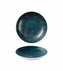 Piatto Fondo Coupe Studio Prints Homespun Chroma Marine per hotel - Imballo 12 pz