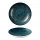 Piatto Fondo Coupe 24.8 cm Studio Prints Homespun Chroma Marine per ristoranti - Imballo 12 pz