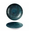 Piatto Fondo Coupe 24.8 cm Studio Prints Homespun Chroma Marine per ristoranti - Imballo 12 pz
