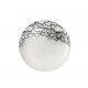 Piatto Piano Coupe 21.7 cm Kintsugi Accents Quartz Black per ristoranti - Imballo 12 pz